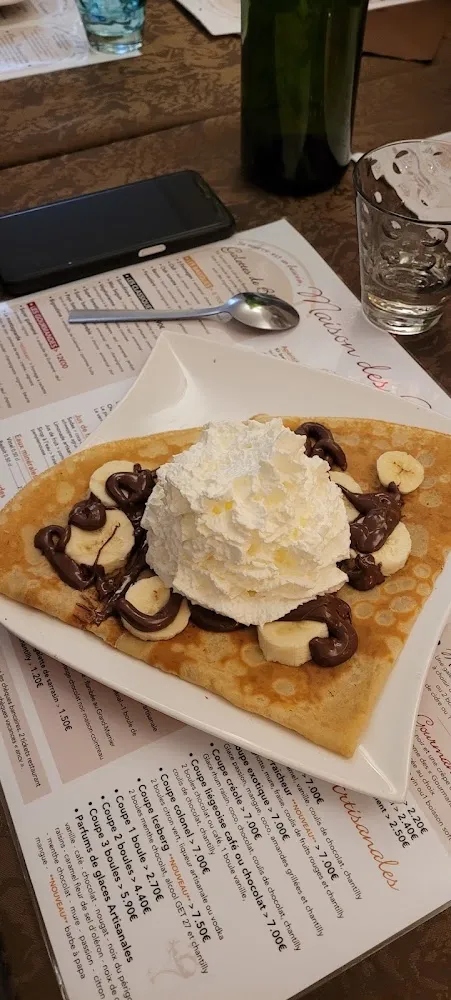 Crêpe Banane Chocolat
